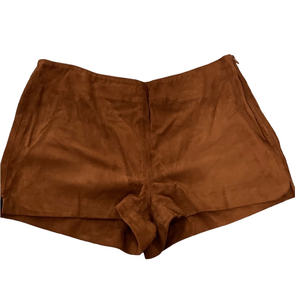 Zara High Waist Brown Tan Shorts
